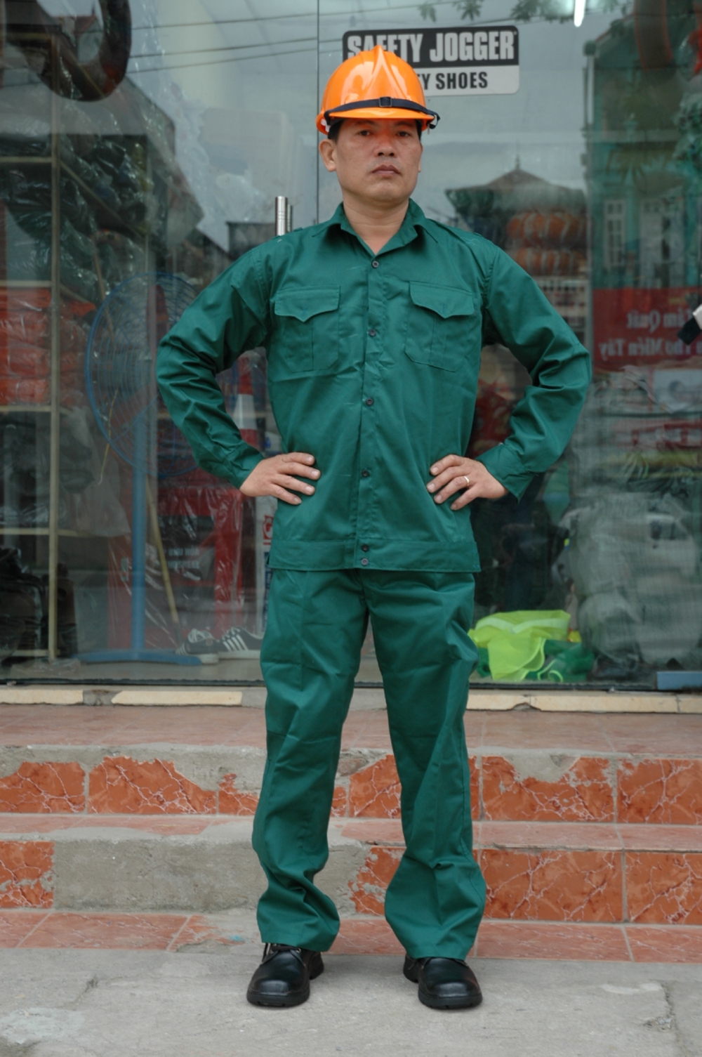 Quần áo Kaki Nam Định loại 1 - Mầu xanh kếp